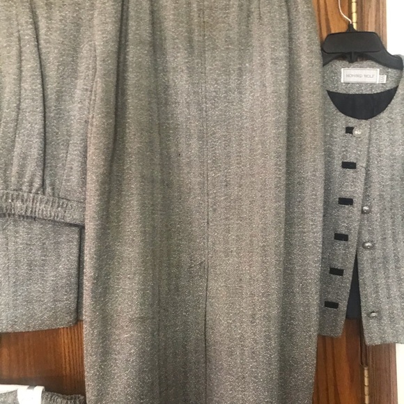 Sold…COPY - COPY - HOWARD WOLF VINTAGE WEEKENDER SIZE 14 Gray Tweed - Picture 14 of 14